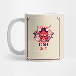 Oni Mask Japan Japanese Folklore Mug